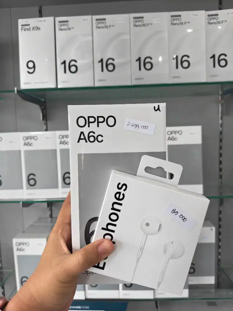 OPPO A6C FREE EARPHONES BISA CASH & KREDIT