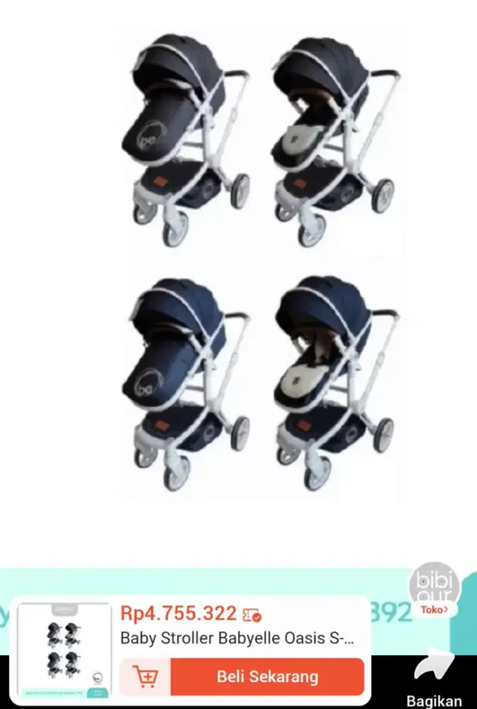 Stroler elle oasis mulus masih bagus