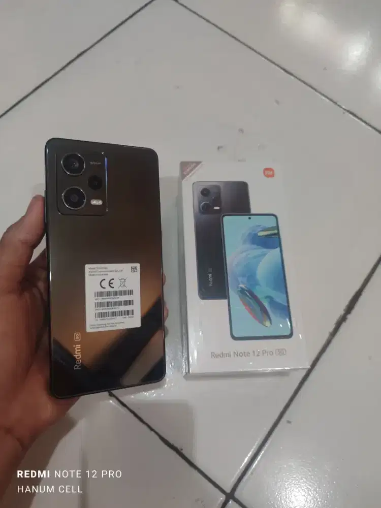 Redmi Note 12 Pro 5G 8/256 fullset ORI mulus like new