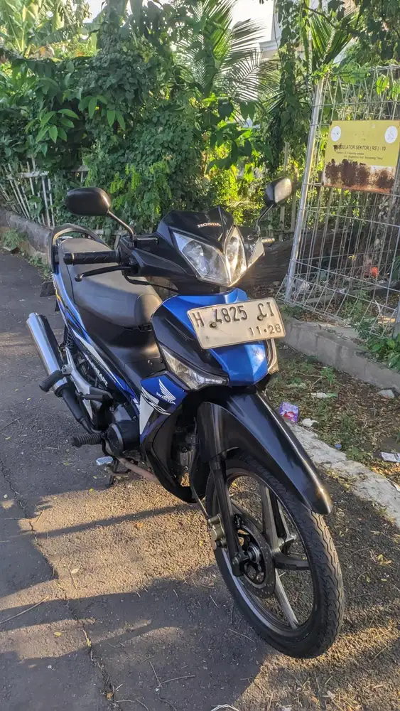 Supra x 125cc 2013 Biru Cw Mesin Top