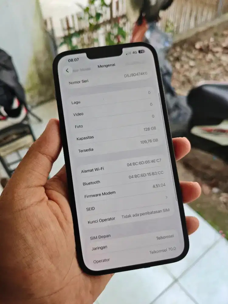 Iphone 14 Plus 128GB Hitam inter