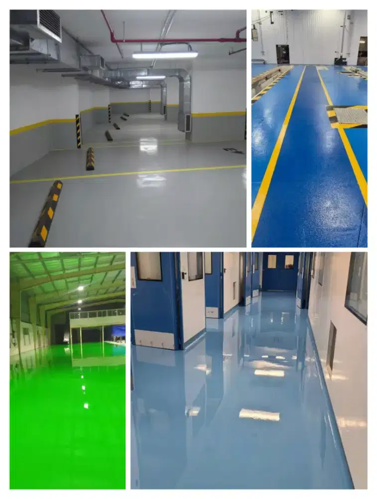 Coating epoxy lantai industri & rumah tangga