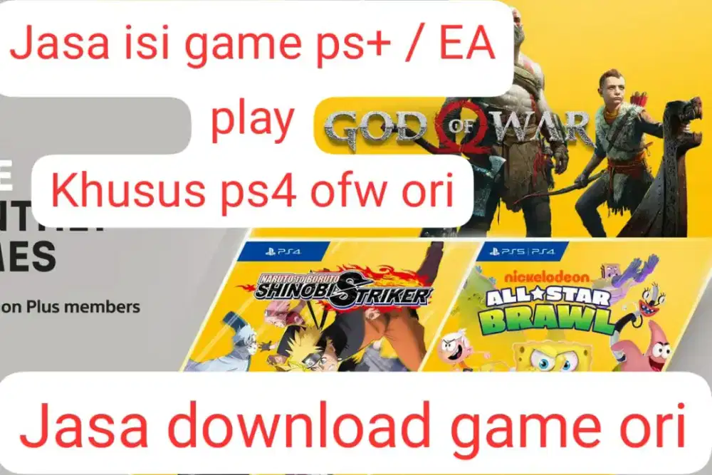 Jasa isi game ps4 ori