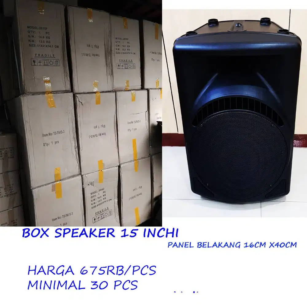 box speaker 15 inch satuan/borongan