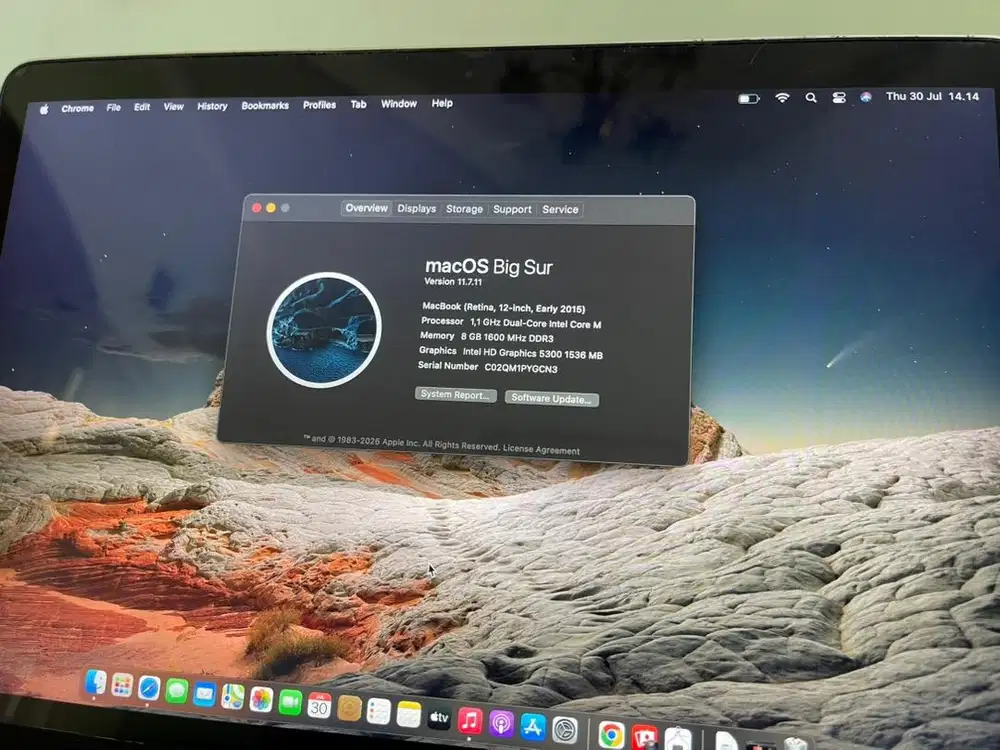 Macbook 12 Core M 8/256 early 2015