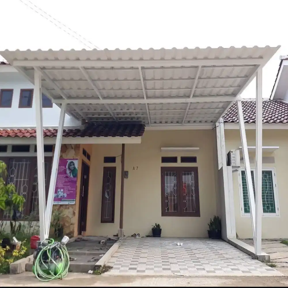KANOPI CANOPY, KITCHEN SET, TRALIS, RAILING, TANGGA, PAGAR, ATAP BAJA
