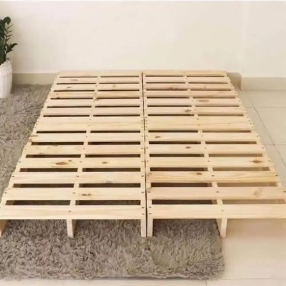 Jual Alas kasur kayu ala bali lokasi apartemen kalibata