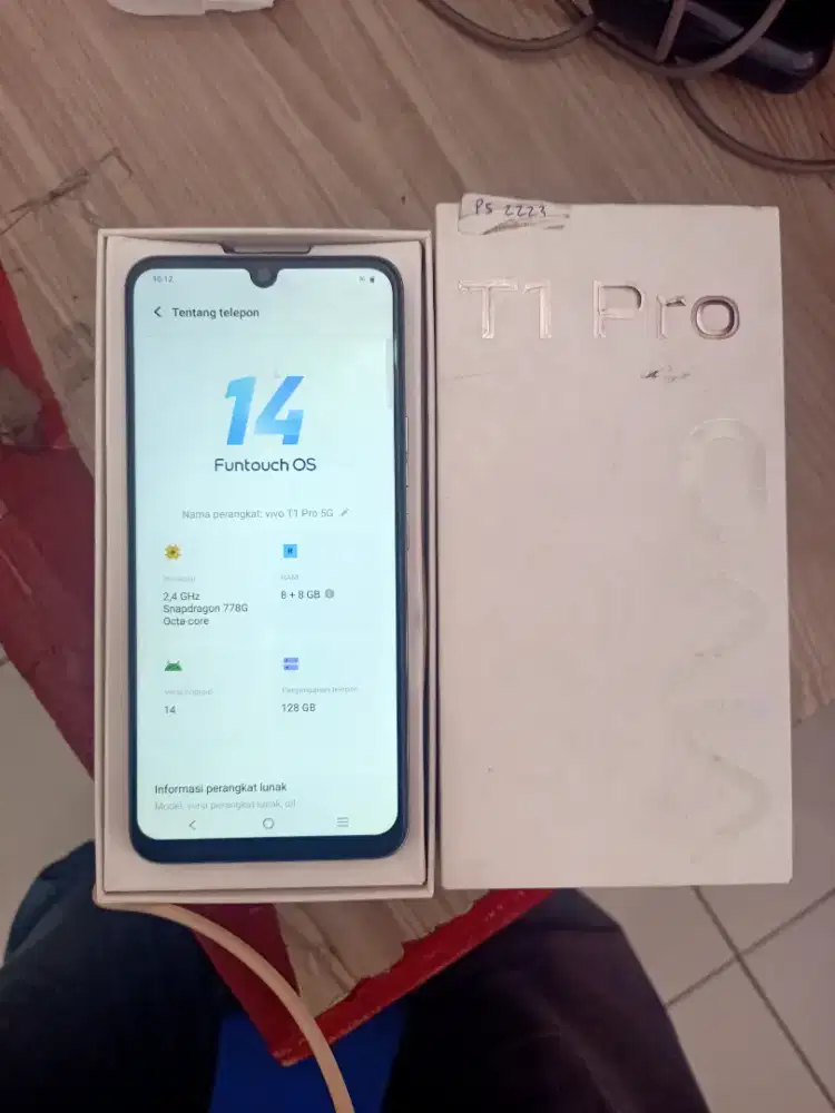 HP Vivo T1 Pro 5G Ram 8/128GB