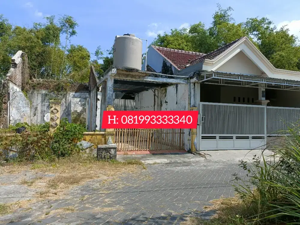 Jual rumah kondisi apa adanya  8x15 murah poll