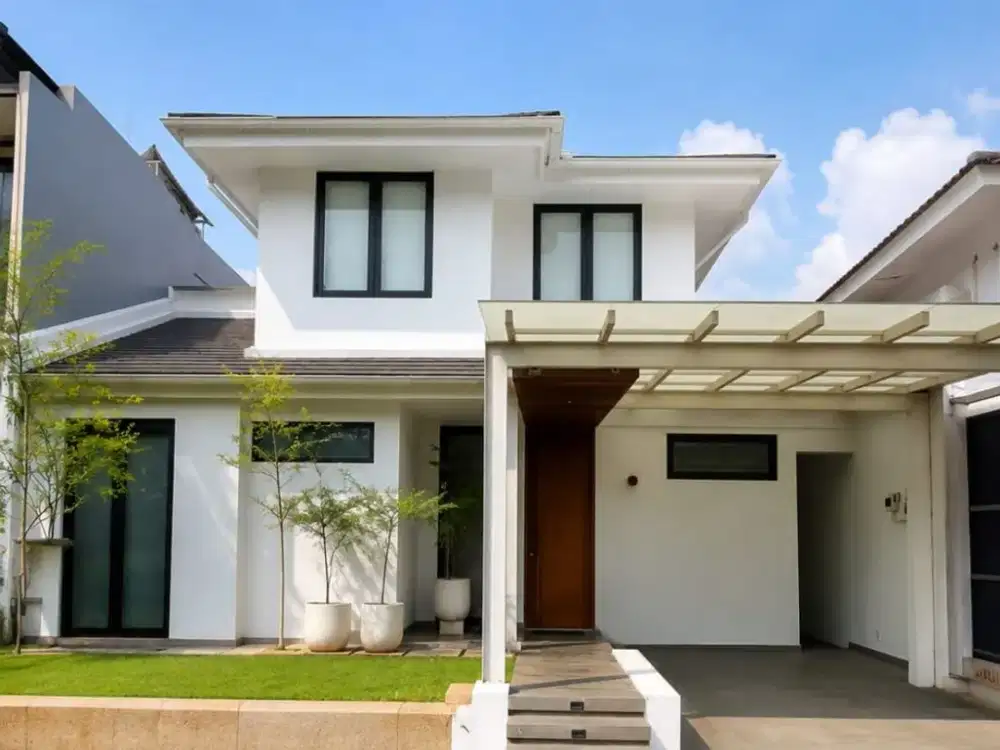 Rumah modern tropis full furnished lokasi strategis di Bintaro Jaya sektor 8 GB 18857
