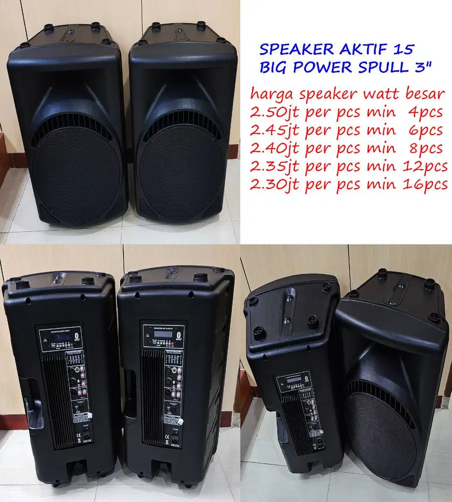 paket speaker aktif 15 inch cocok buat acara keluarga