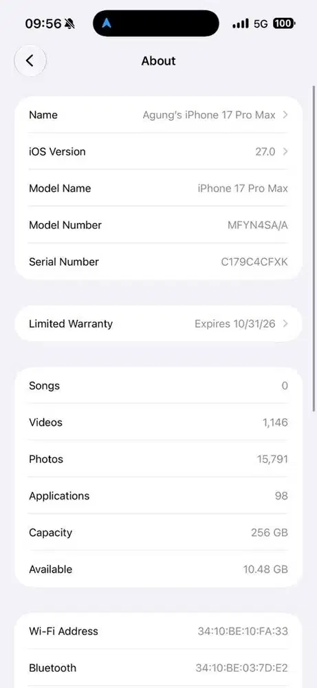 iPhone 17 Pro Max 256 Cosmic Orange Full set