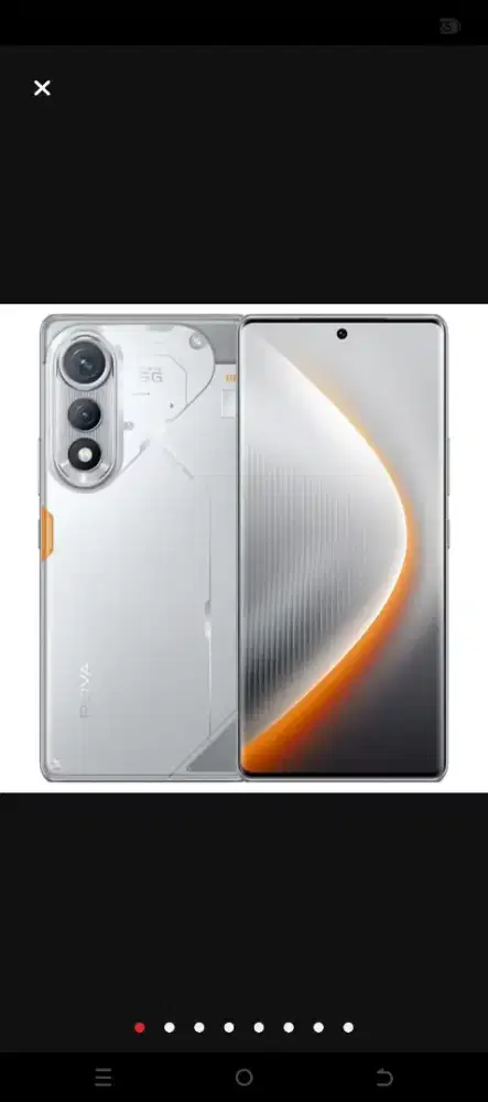 HP 3 jutaan layar AMOLED melengkung
