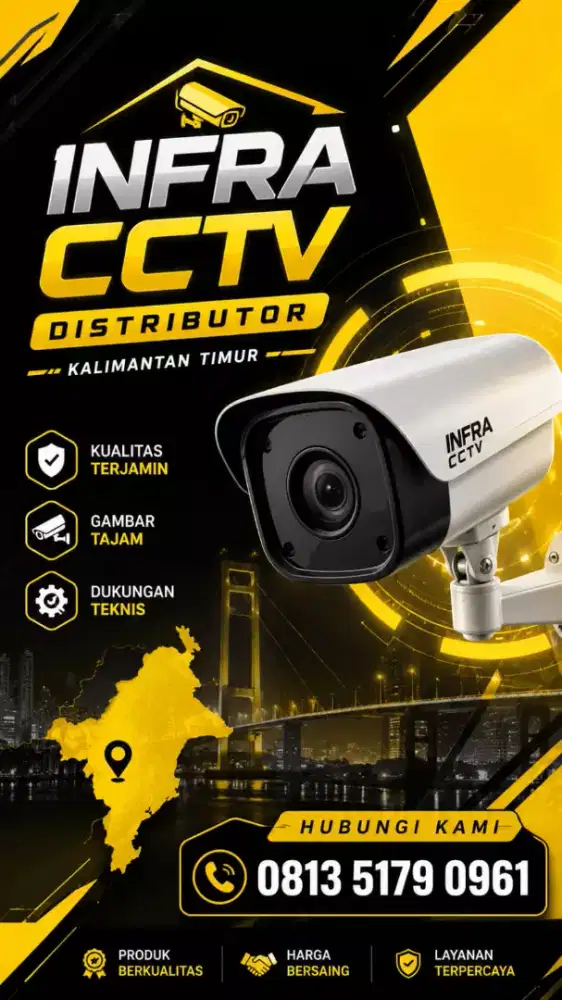 PAKET LENGKAP CCTV DAHUA/HIKVISION BERWARNA COLORVULL HD WATERPROOF