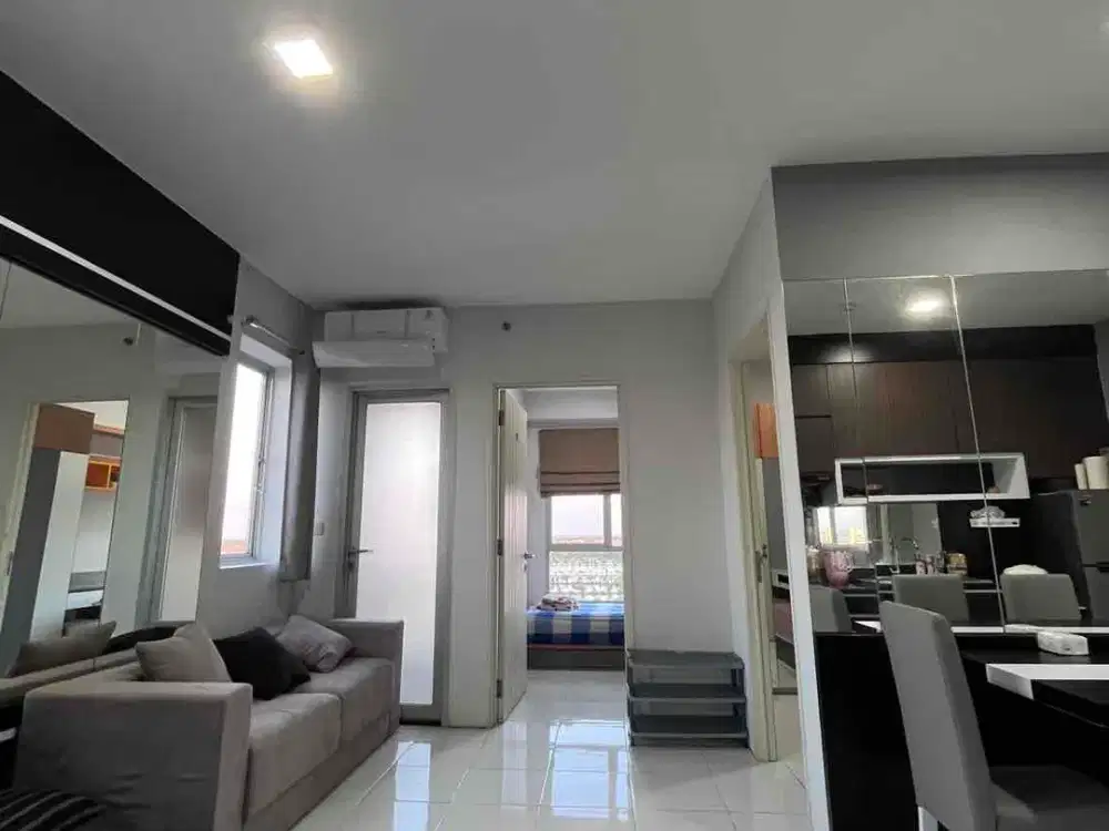 Dijual Apartemen Eastcoast Residence Full Furnished 3 BR Pojok dekat Lift Tower Saphire Lantai 10 View Hoky & Bakau,  Sebelah Hoky Pakuwon City Surabaya Timur