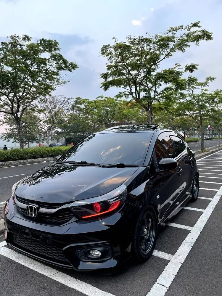 HONDA BRIO SUNROOF FULL MODIF BLACK 2019