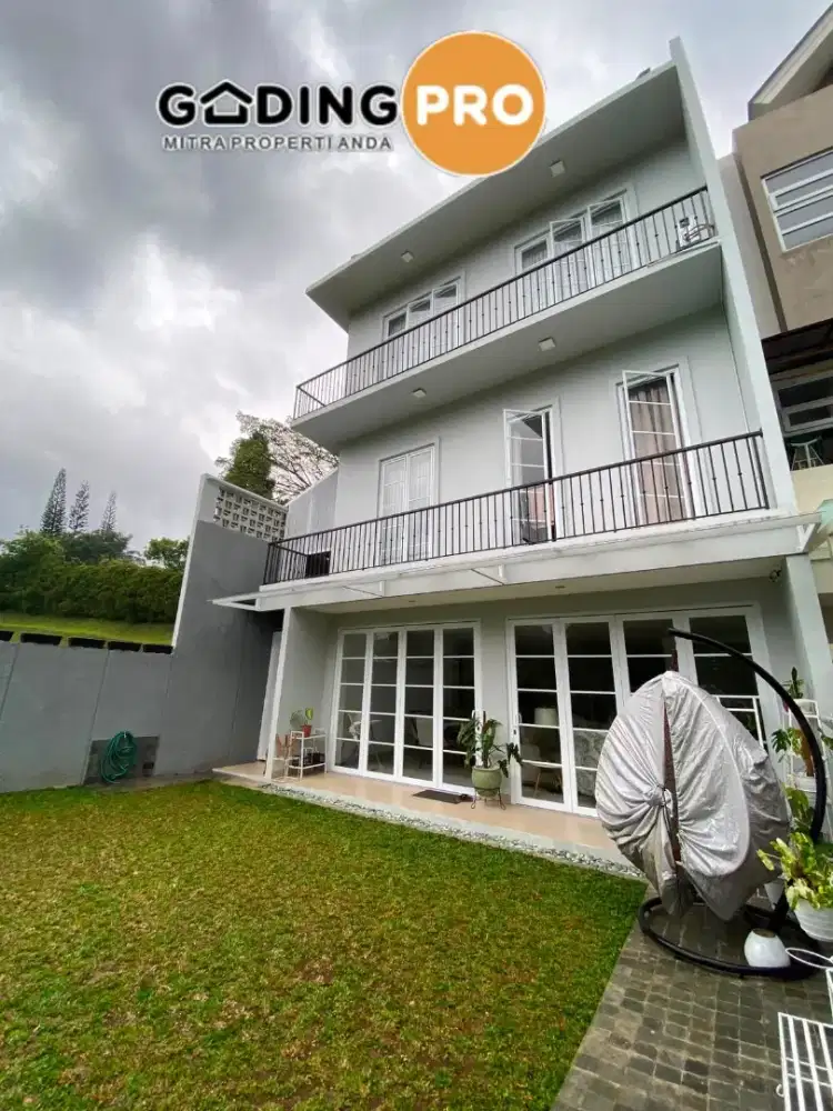 Rumah 3 Lantai di Rancamaya Golf Estate Bogor – View Pegunungan