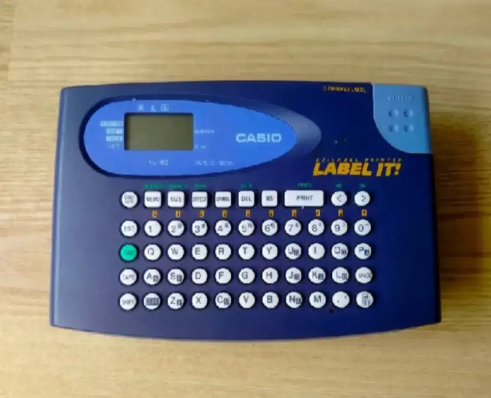 Printer label casio