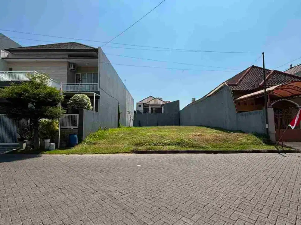 DIJUAL TANAH KAVLING BABATAN PRATAMA WIYUNG ROW JALAN LEBAR DEKAT KE PAKUWON MALL