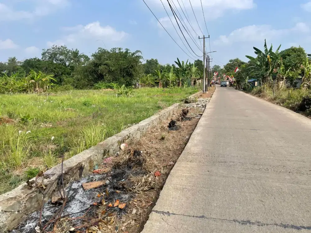 Miliki Tanah Cisauk Termurah Dekat Stasiun Jatake - SHM - Pinggir Jalan Cocok Investasi/Hunian - 10 Menit Tol Legok