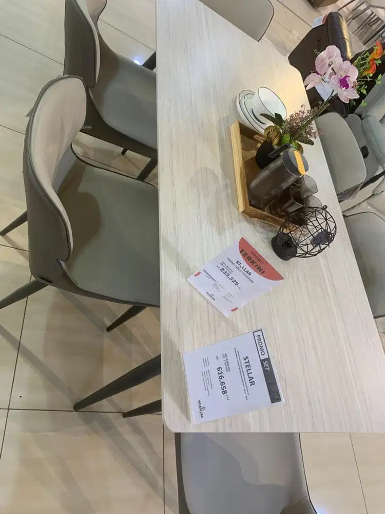 CICILAN FREE2x dining table full set