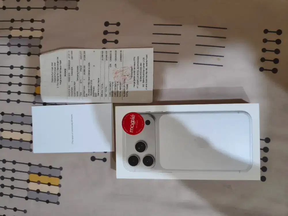 Iphone 17 pro max 256 gb segel resmi digimap