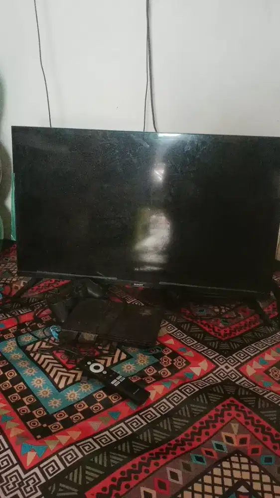 Sharp google tv lengkap+PS2