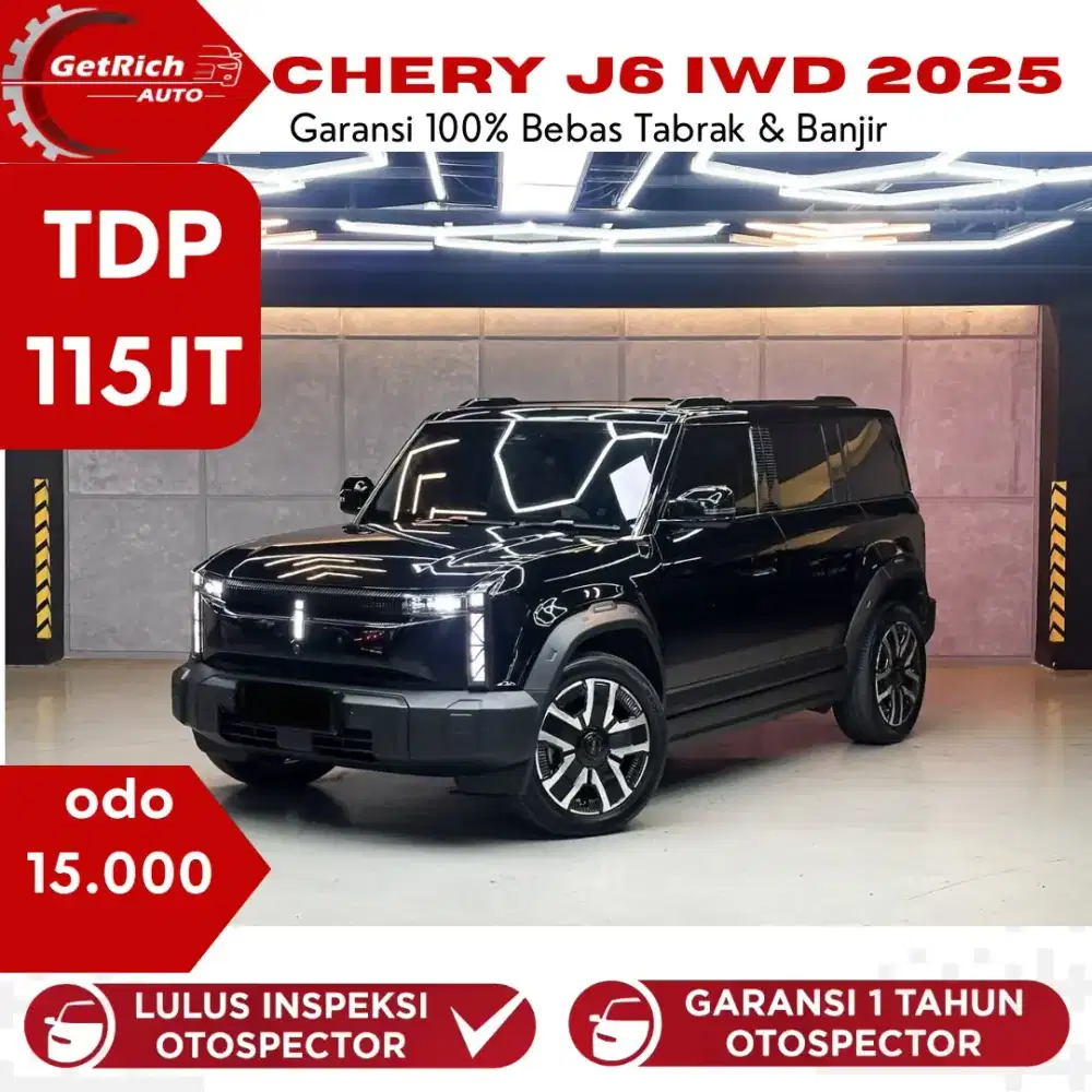 Km 15Rb Cherry J6 IWD 2025 Hitam