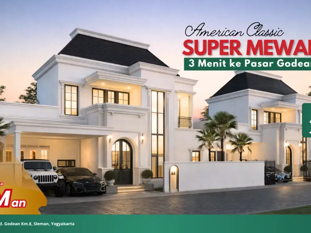 Jual Hunian Rumah Super Mewah 2 Lantai Godean SHM dengan Private Pool