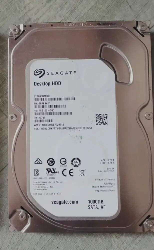 Harddisk Second 3,5inch Internal 1TB