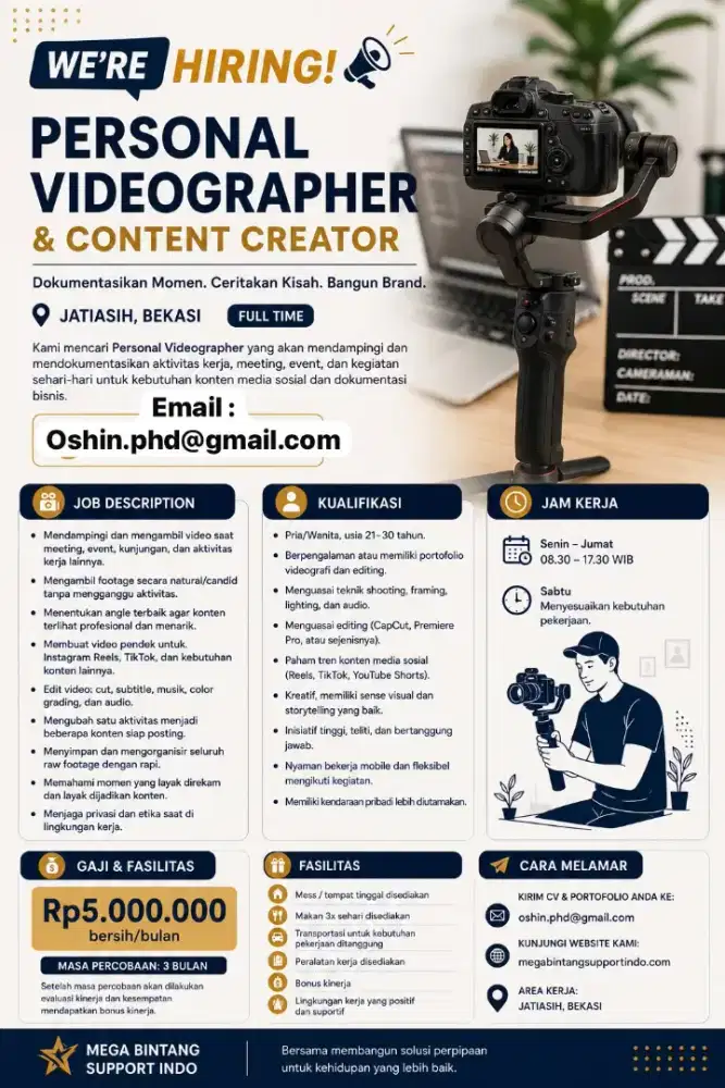 PERSONAL VIDEOGRAPHER & CONTENT CREATOR