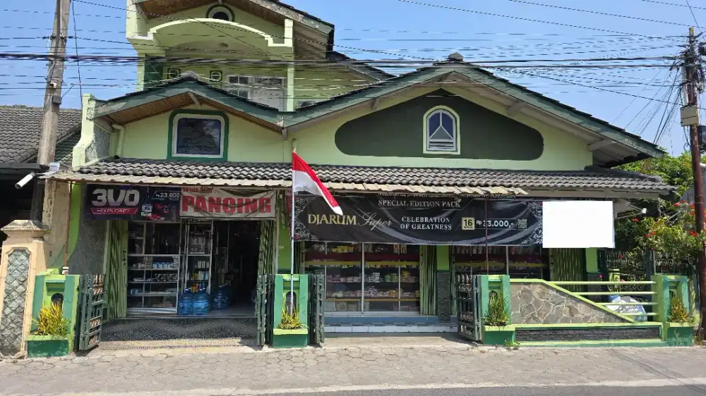 Dijual Rumah & Minimarket Siap Usaha | Dekat Ringroad, Jl. Solo & Tol
