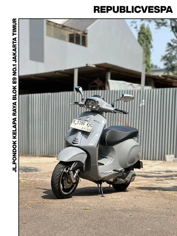 TERMURAH PIAGGIO VESPA SPRINT 150 ABS NEW MODEL TAHUN 2024 WARNA GREY