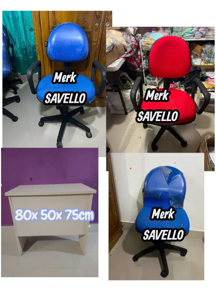 Meja Kursi Kantor Bekas Merk Savello Original Bukan Refurbish
