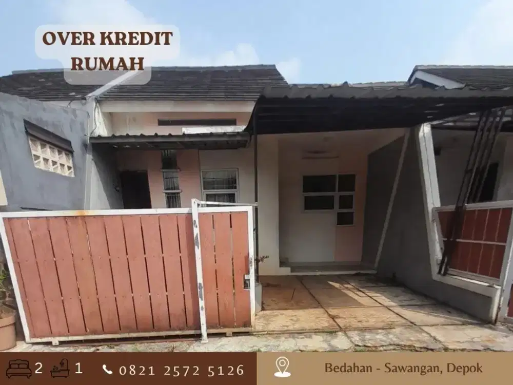 Rumah Over Kredit cicilan 4 jutaan dkt Tol di Bedahan Sawangan Depok