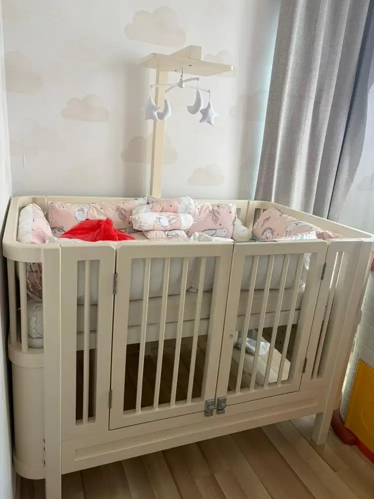 DIJUAL BABY CRIB RANJANG BAYI RANJANG ANAK MEREK VINETOKIDS CRIB BABY