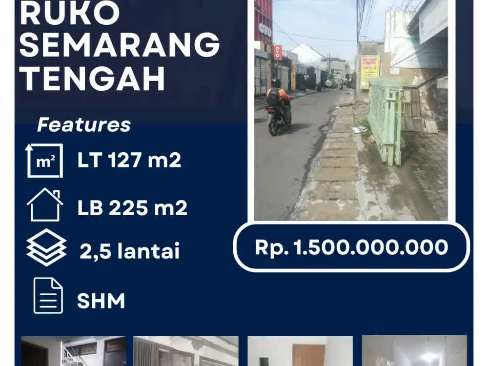 Ruko Komersial Strategis di Pusat Bisnis Semarang Timur – Akses Protokol, Trafik Padat Pemancing Cuan