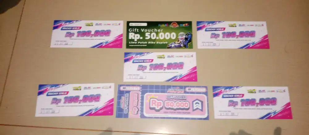 Voucher Fisik Game Center Amazone Playtopia 600K s/d 31 Oktober 2026.