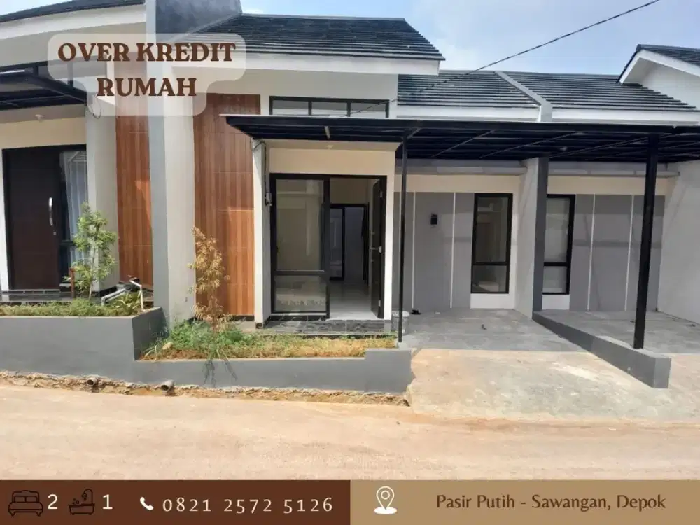 Over Kredit Rmh Bedahan Sawangan Depok 53JT cicilan mulai 1,5 Jutaan