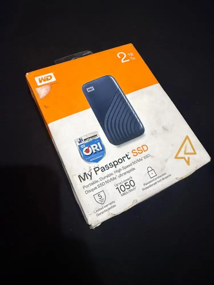 SSD Portable WD My Paspport 2TB Mulus jarang pakai