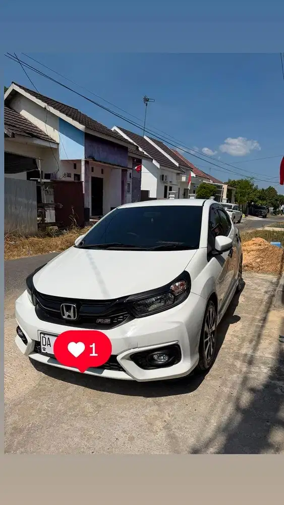 Brio RS tahun 2021 matic warna putih