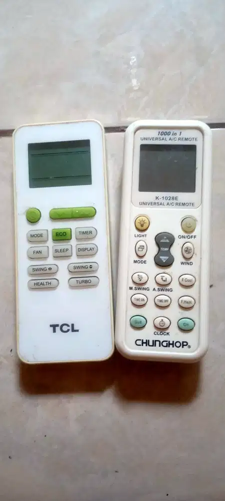 Remote AC TCL & Chunghop