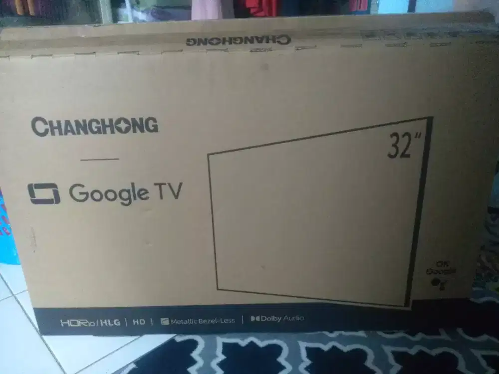 Tv Changhong 32 inch kondisi mulus baru pemakaian