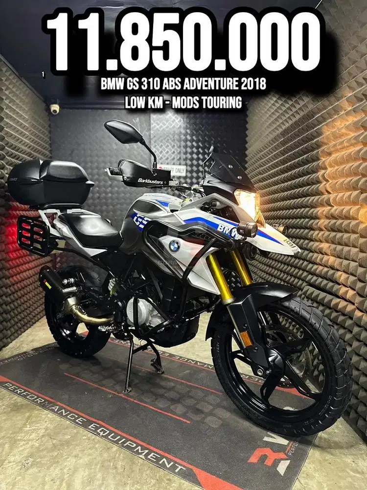 BMW GS 310 OR GS310 ADVENTURE 2018 MODIF LOW KM RAWATAN SUPERB UNIT