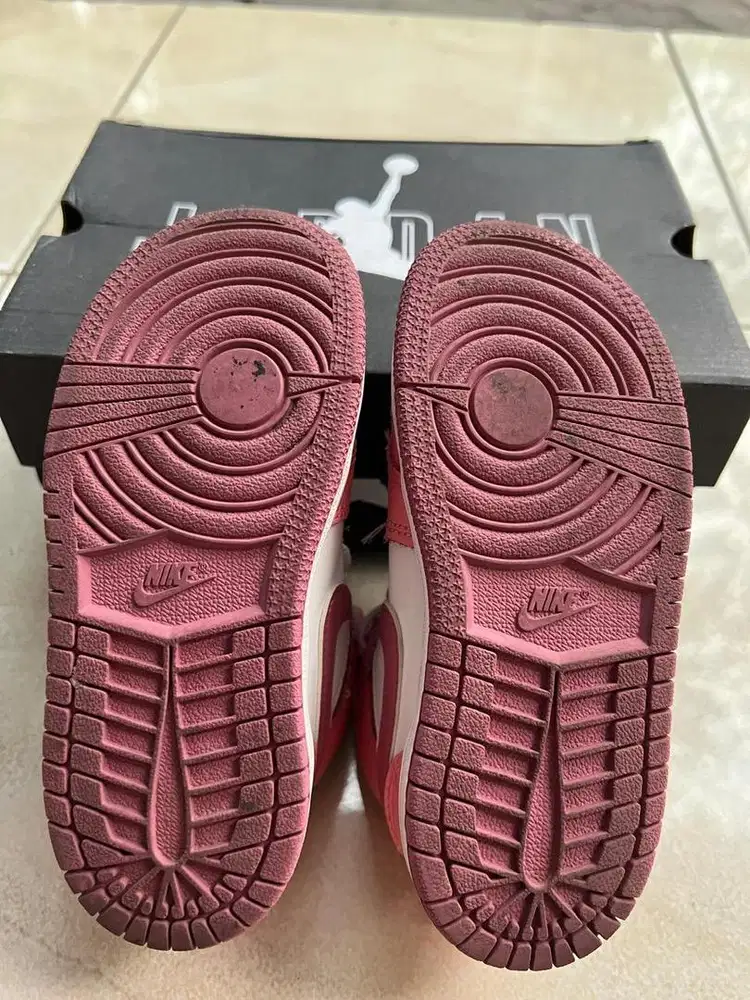 Nike Air Jordan 1 Pink White (Kids) Original