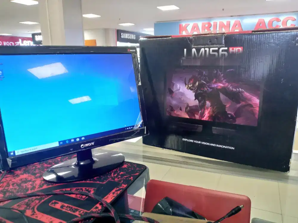 Jual Led Monitor 16inch HDMI For Komputer PC/ CCTV Siap Pakai Murah