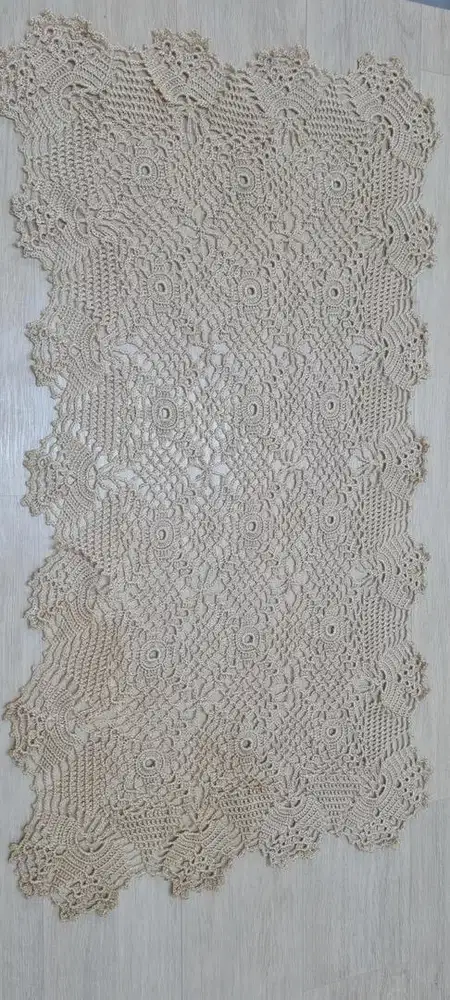 Taplak rajut handmade premium, taplak rajut meja aesthetic