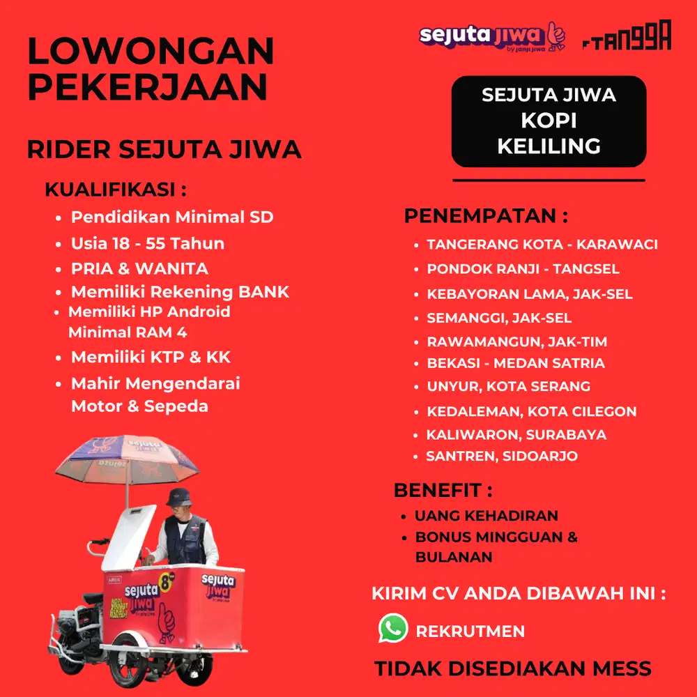 RIDER KOPI KELILING SEJUTA JIWA