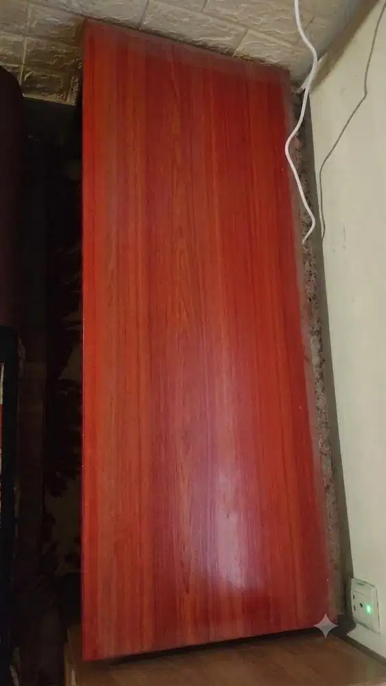 meja kayu meranti 100x40 tinggi 35cm an