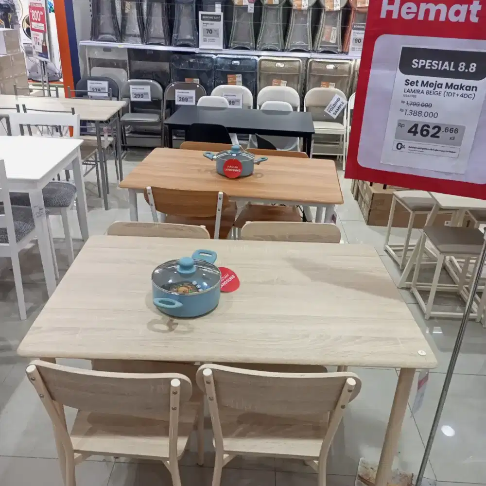 Meja makan Set Selma – Lamira